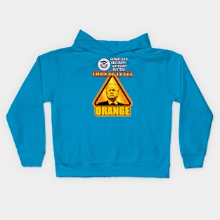 Threat Level: Orange Kids Hoodie